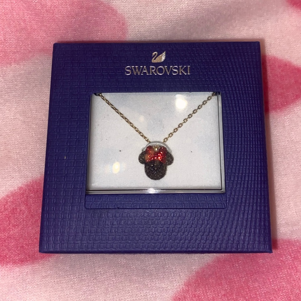Swarovski Minnie Mouse necklace